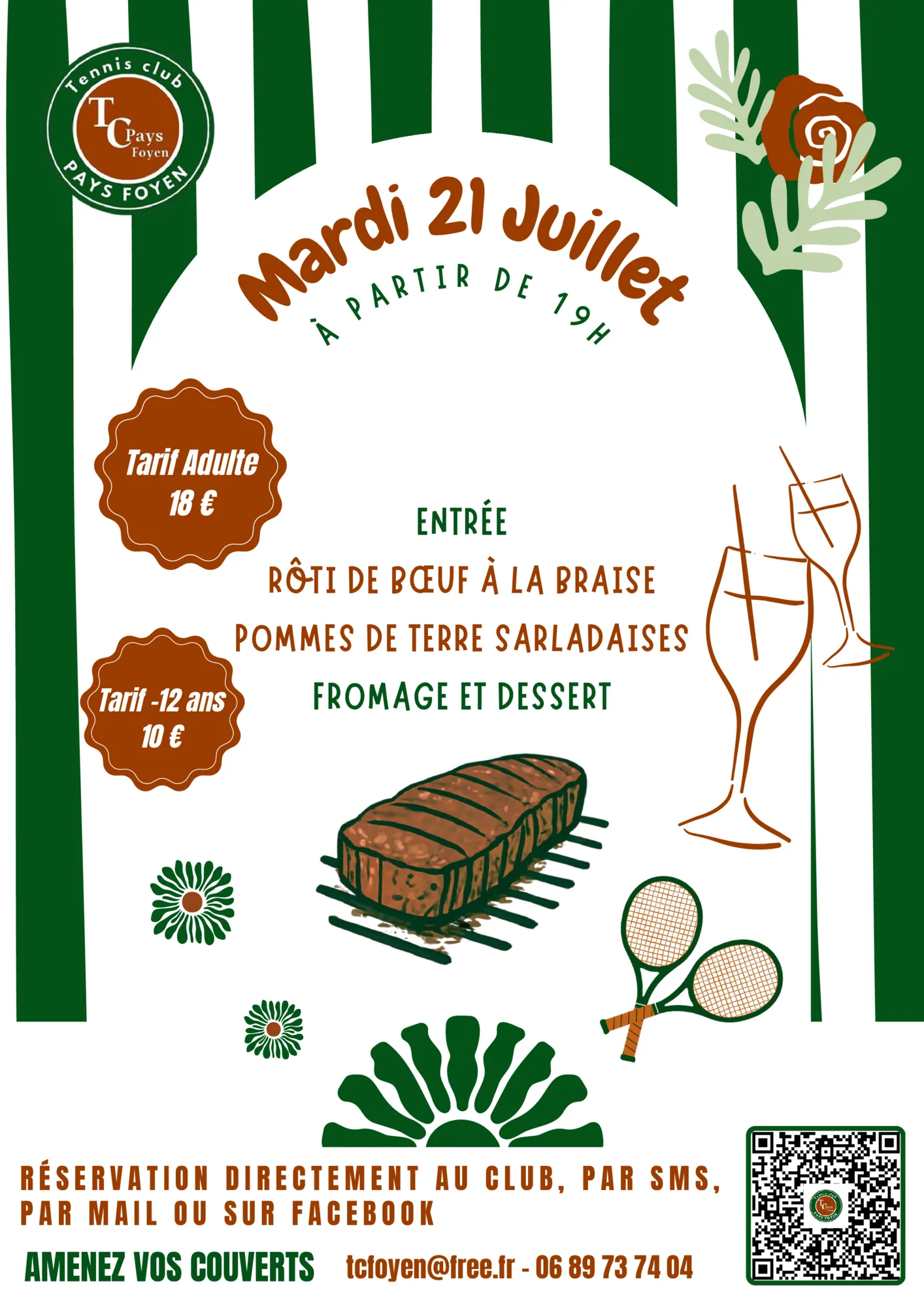 Repas Rôti de bœuf