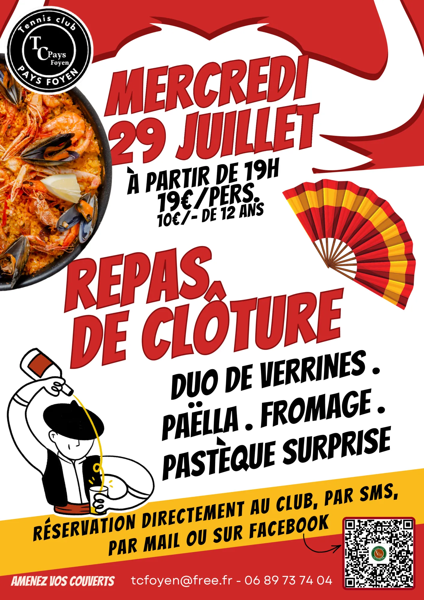 Repas de clôture – Paëlla