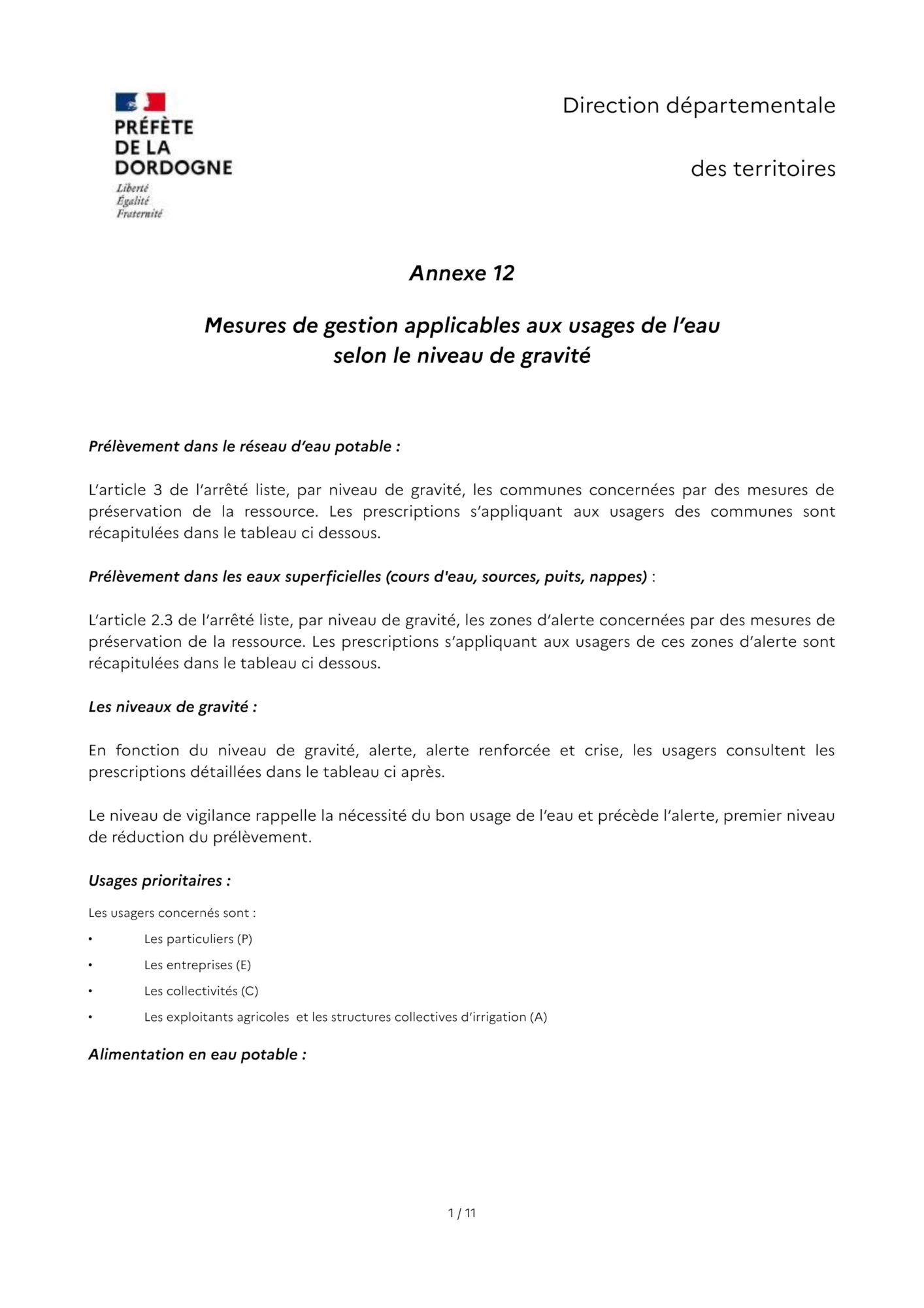 Carte arrêté préfectoral 09-07-2026