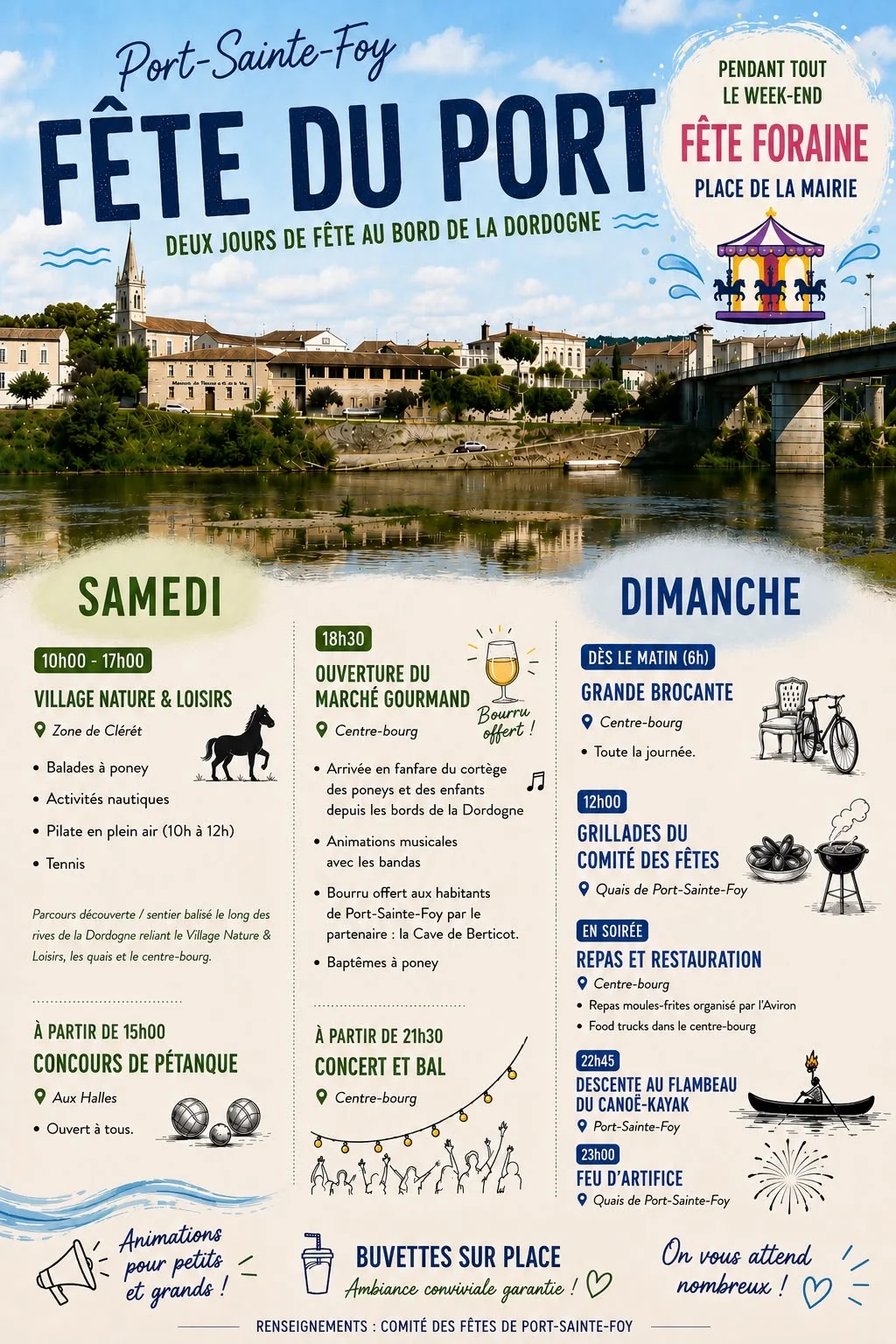 Affiche de la Fête du Port