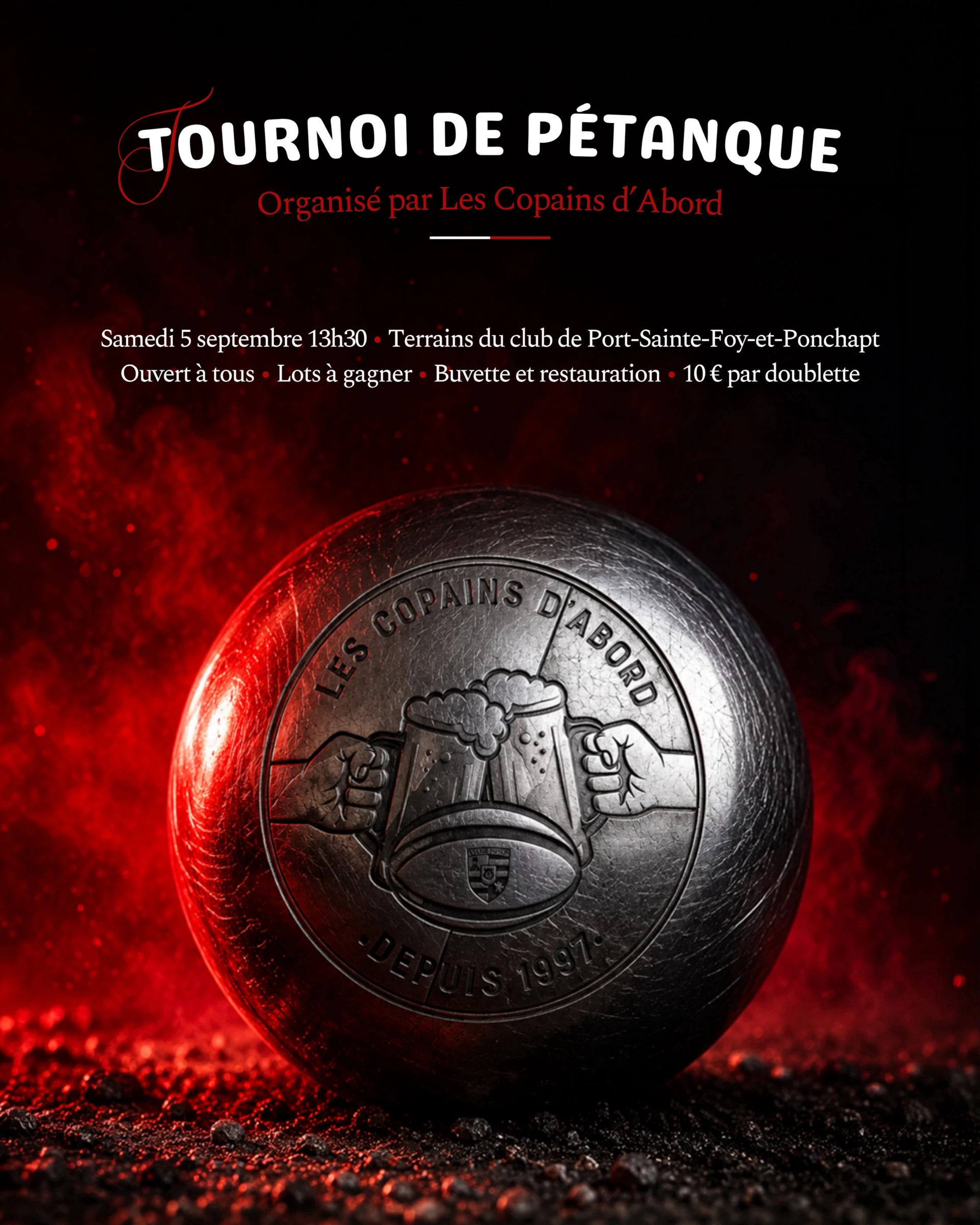Tournoi de Pétanque Les Copains d'Abord